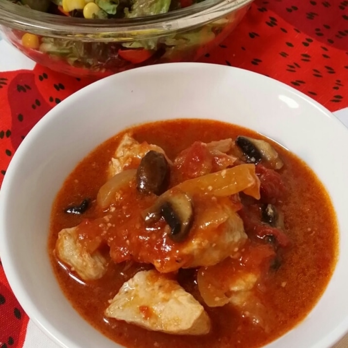 鶏肉とブラウンマッシュルームのトマト煮 圧力鍋 レシピ 作り方 By ぱんだパンだ 楽天レシピ 鶏肉とブラウンマッシュルームのトマト煮 圧力鍋 レシピ 作り方 By ぱんだパンだ 楽天レシピ